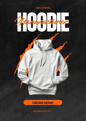 White custom hoodie showcasing premium craftsmanship