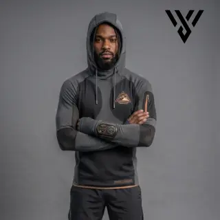 Custom outdoor hoodie designed for performance and durability