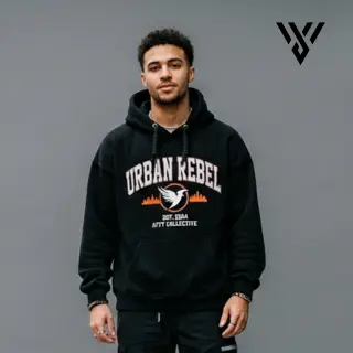 Custom streetwear hoodie for fashion and urban clothing brands