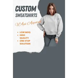 Man wearing a custom sweatshirt